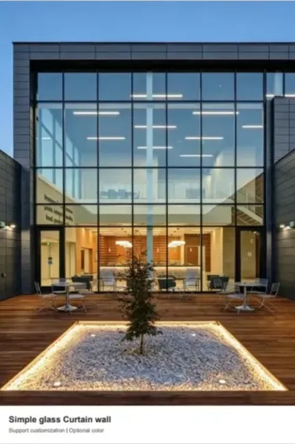 Vitreonix curtain glass and glass door project