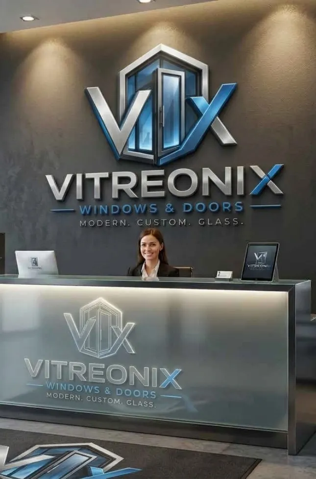 Vitreonix Windows & Doors reception desk